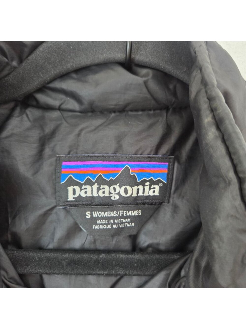Patagonia Black Puffer Vest Hiking Outdoors Lightweight Women's S - Picture 5 of 9